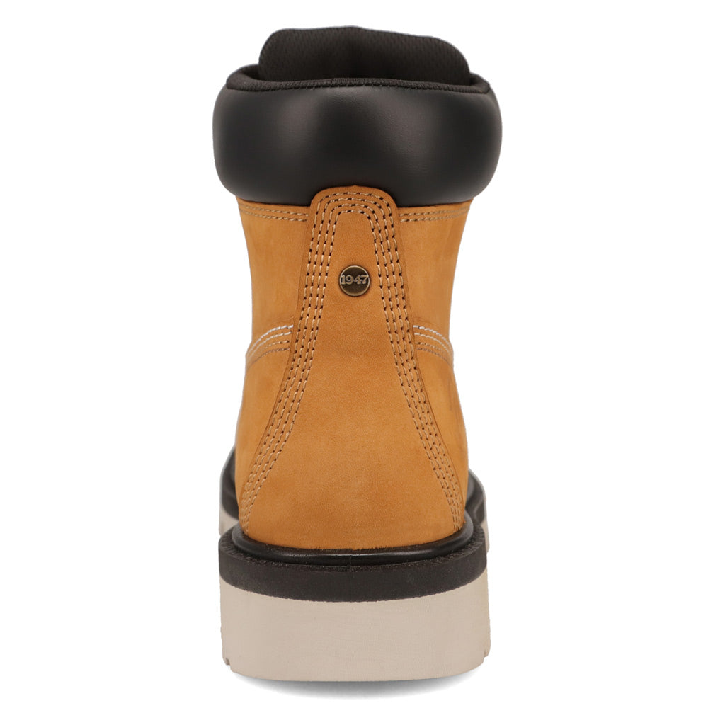 Wheat-WRANGLER Womens Alana Steel-Toe Work Boot