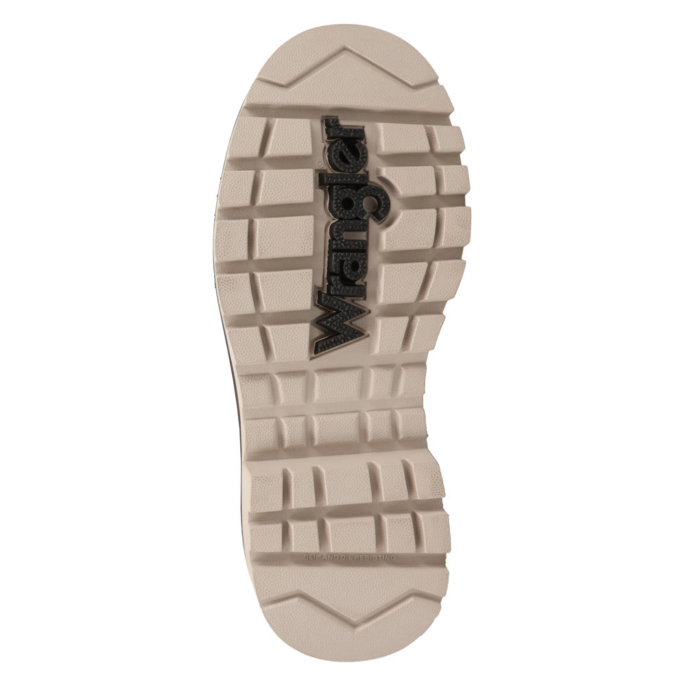 Wheat-WRANGLER Womens Alana Steel-Toe Work Boot