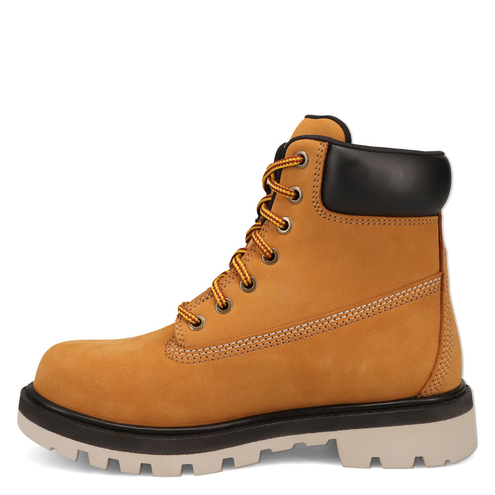 Wheat-WRANGLER Womens Alana Steel-Toe Work Boot