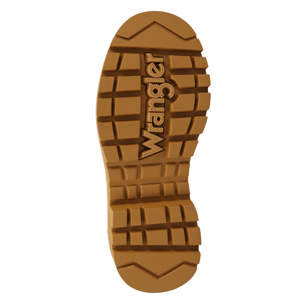 Wheat-WRANGLER Womens Aubrey Steel-Toe Work Boot