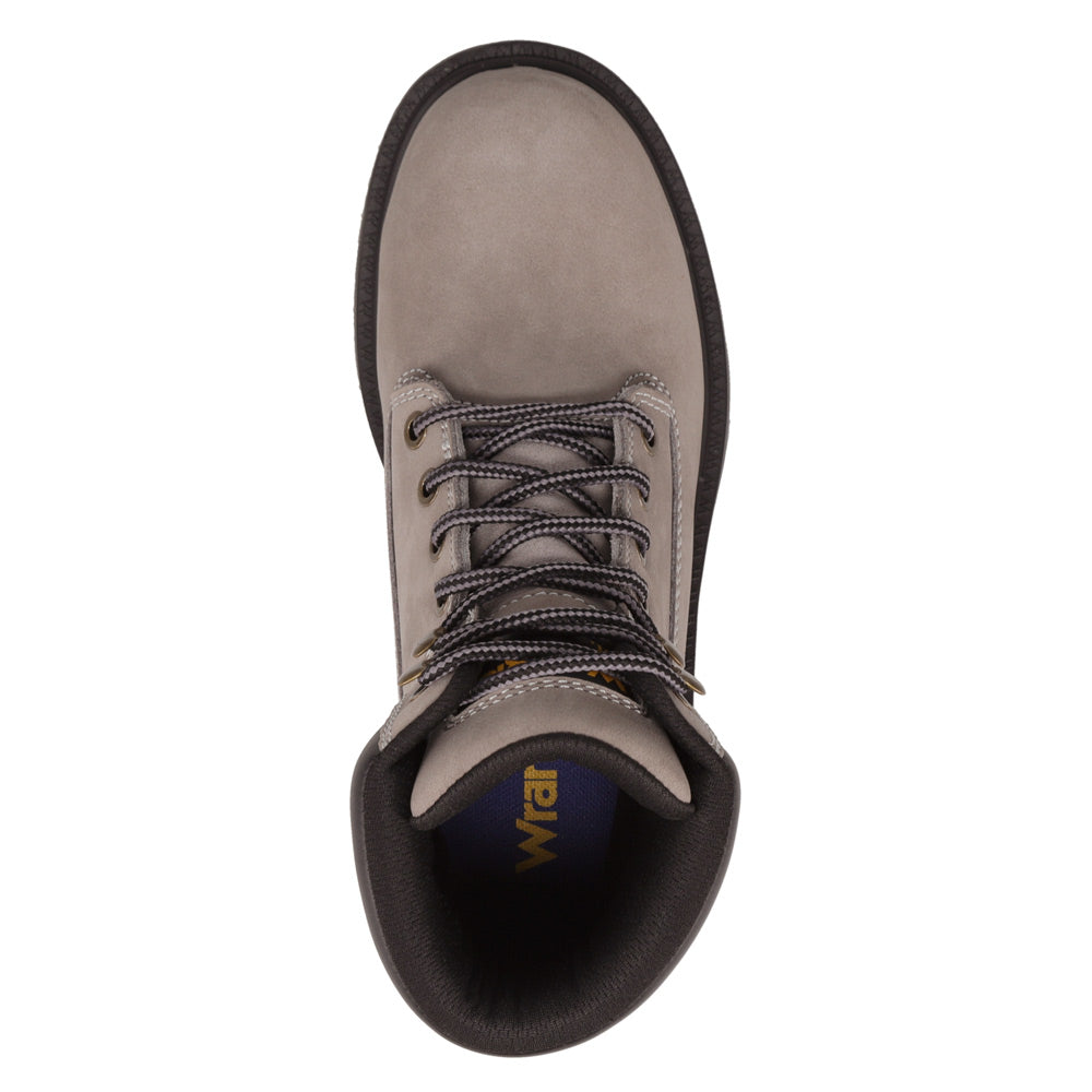 Charcoal-WRANGLER Womens Aubrey Steel-Toe Work Boot