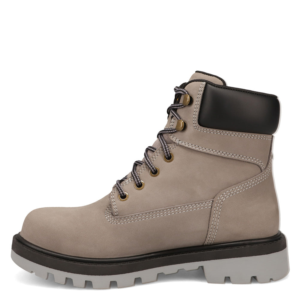Charcoal-WRANGLER Womens Aubrey Steel-Toe Work Boot