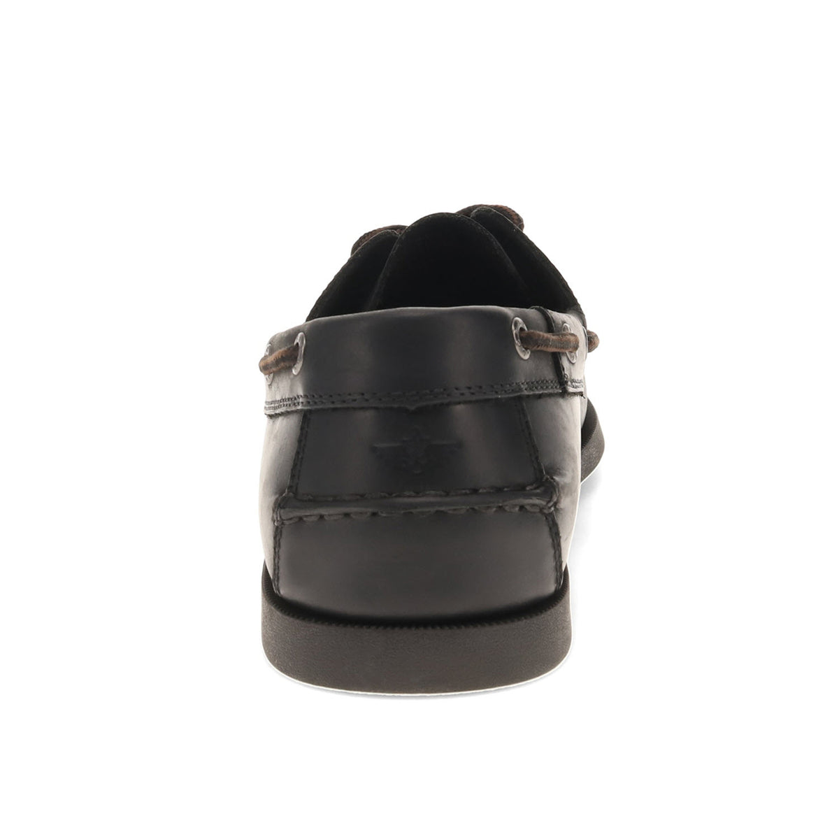 Black-Dockers Mens Vargas Genuine Leather Casual Classic Rubber Sole Boat Shoe