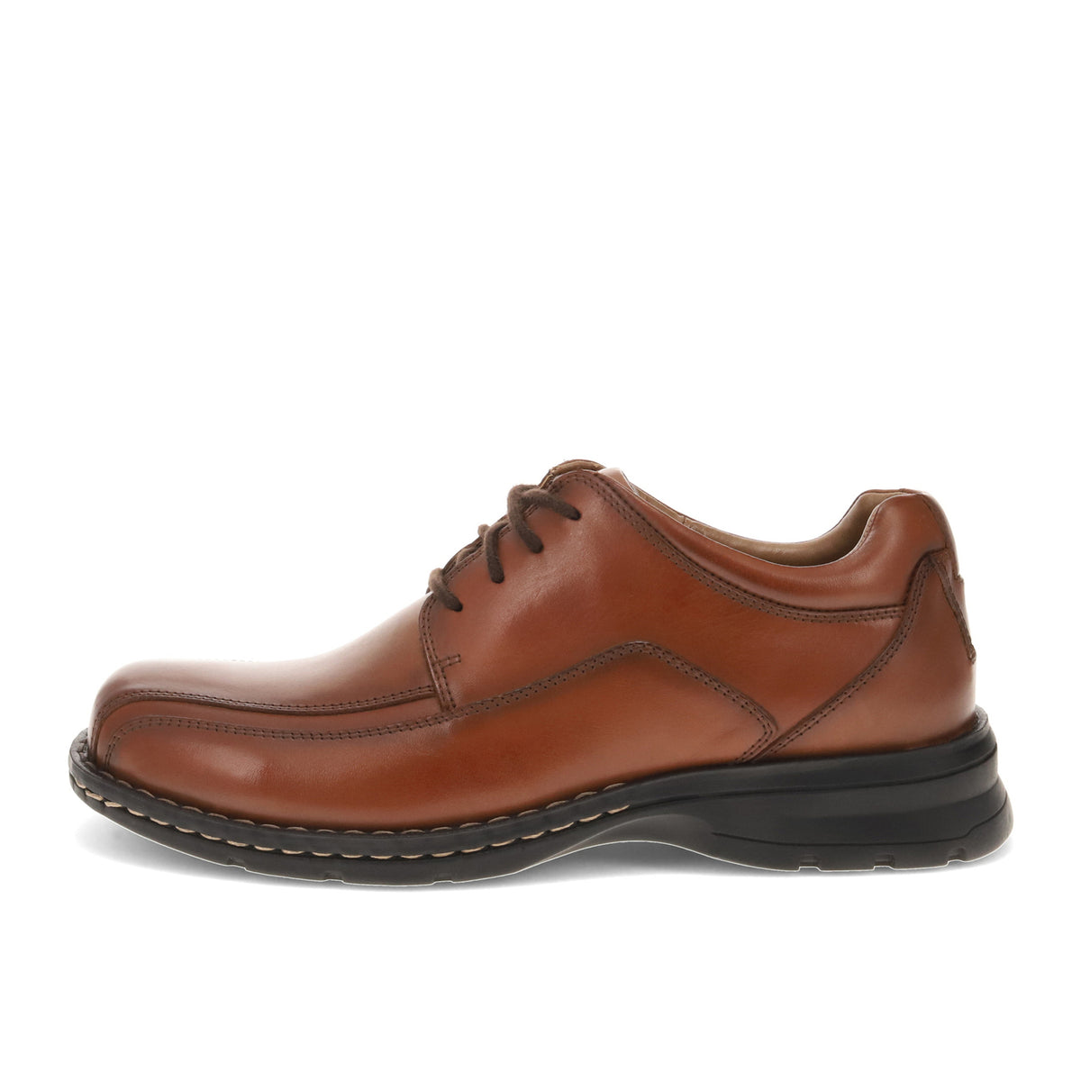 Tan-Dockers Mens Trustee Genuine Leather Dress Casual Lace-up Oxford Comfort Shoe