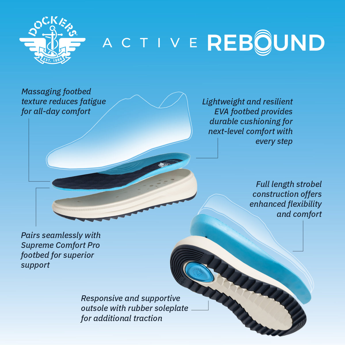 Black-Dockers Mens Belvedere Polished Lace-Up Oxford Dress Shoe