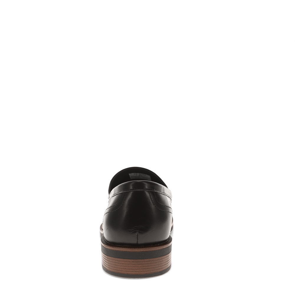 Black-Dockers Mens Ayers Genuine Leather Dress Slip-on Shoe