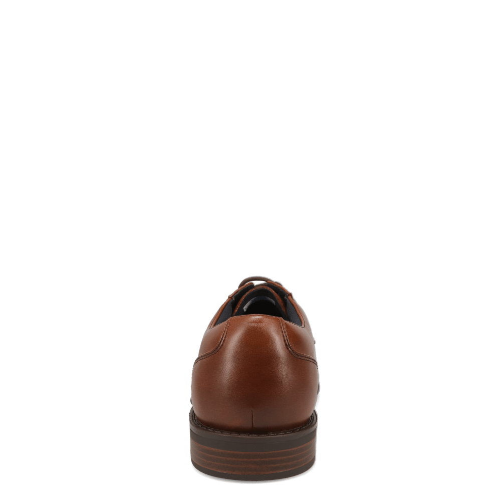 Cognac-Dockers Mens Bainbridge Polished Lace-Up Oxford Dress Shoe