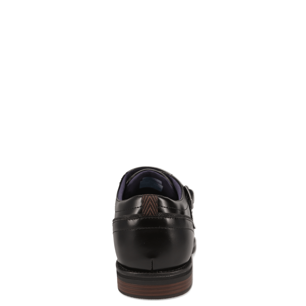 Black-Dockers Mens Ballard Polished Dress Buckle Loafer