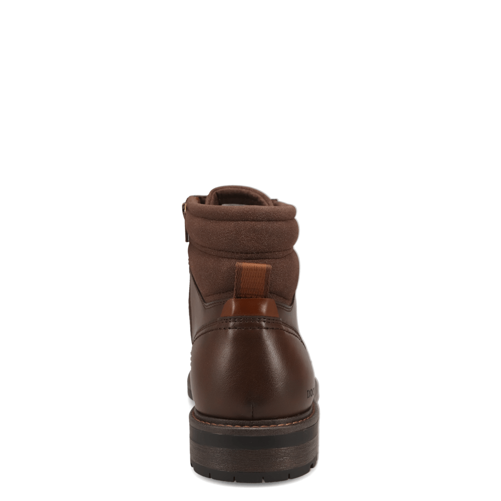Chestnut-Dockers Mens Bannister Burnished Lace Up Chukka Cap Toe Boot