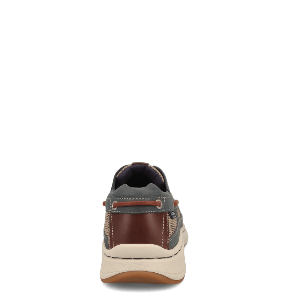 Navy/Dark Tan-Dockers Mens Bayside Casual Lace-Up Boat Shoe