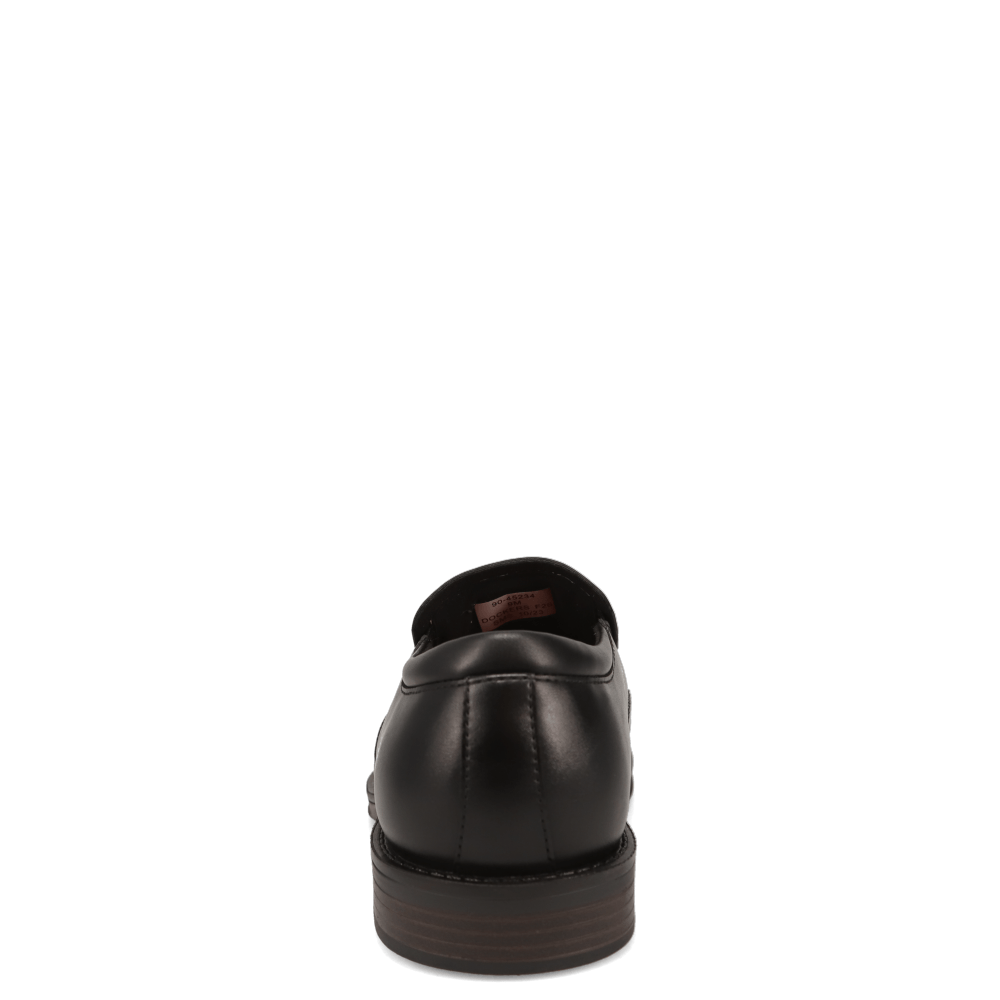 Black-Dockers Mens Benedict Slip Resistant Slip On Polished Loafer