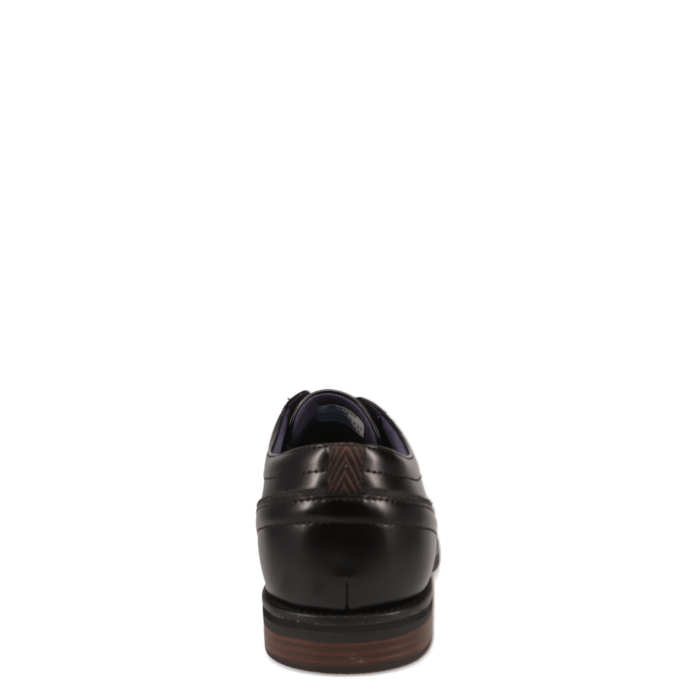 Black-Dockers Mens Boden Cap Toe Dress Lace-Up Oxford