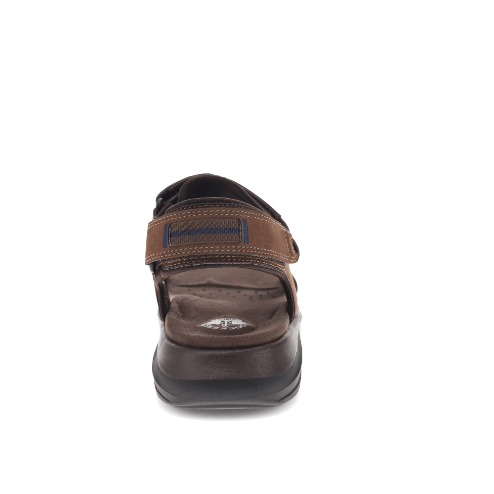 Dark Tan-Dockers Mens Bradburn Outdoor Sport Sandal Shoe