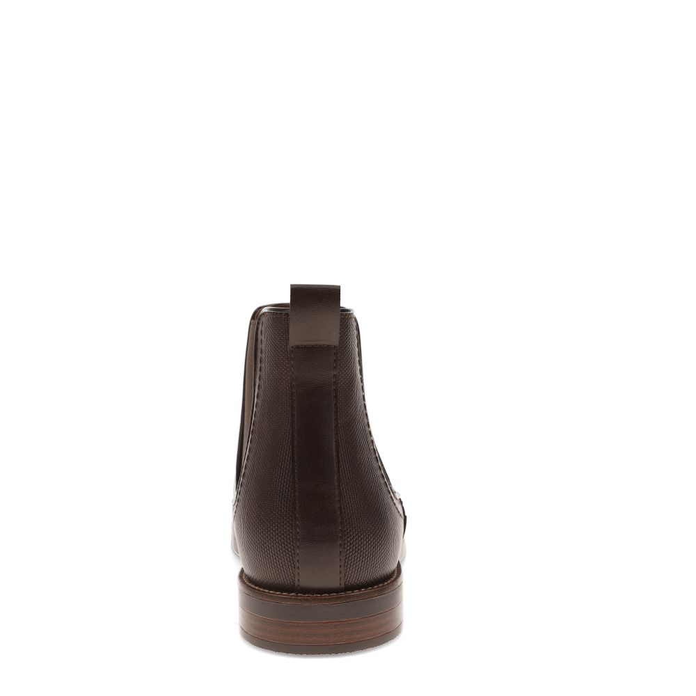 Chestnut-Dockers Mens Brookside Dress Slip-on Chelsea Boot
