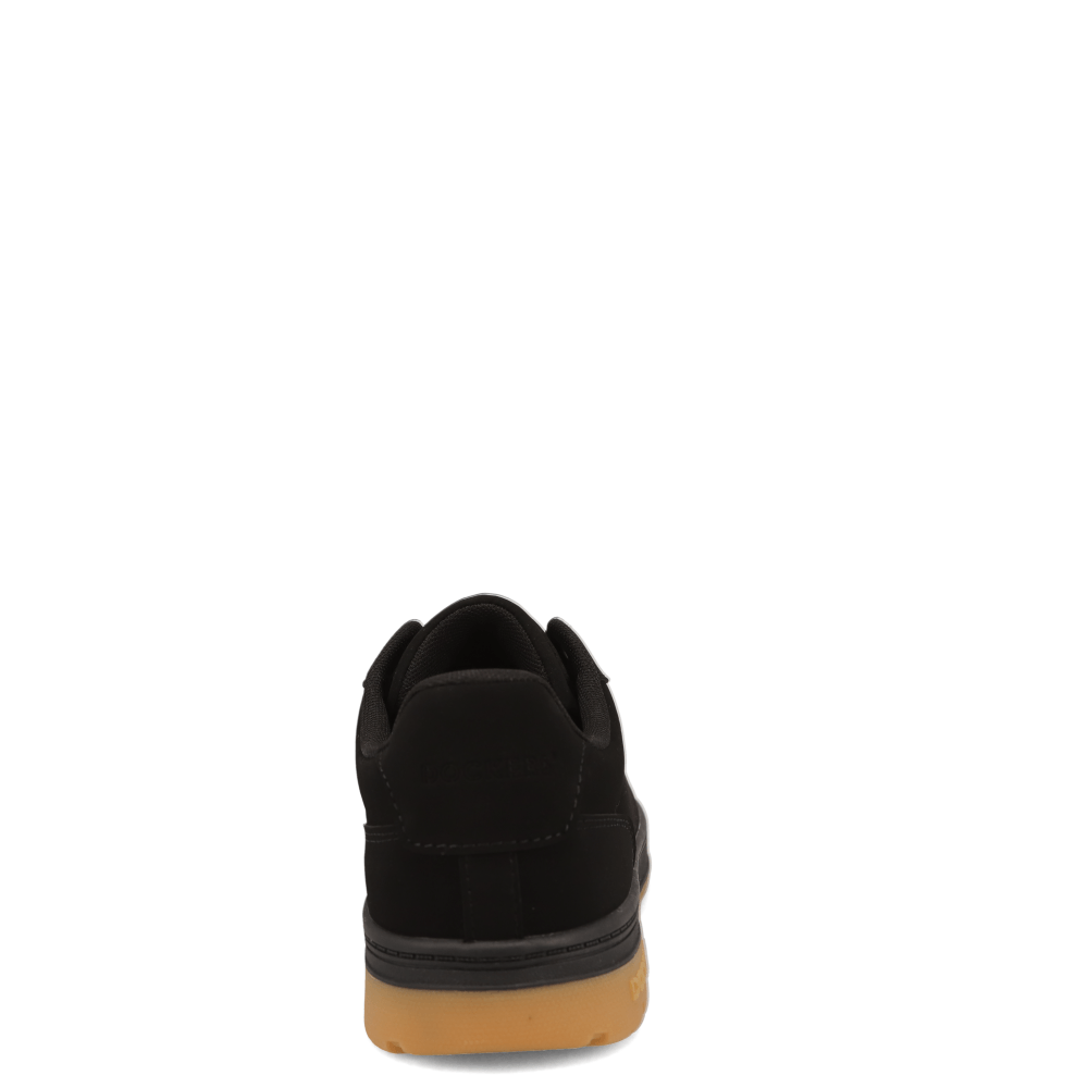 Black/Gum-Dockers Mens Casen Casual Lace-Up Sneaker