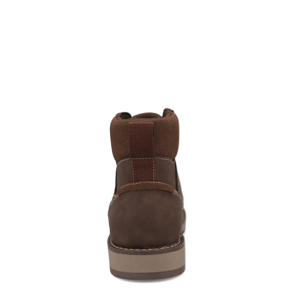 Dark Brown/Brown-Dockers Mens Dustin Rugged Casual Chukka Boot