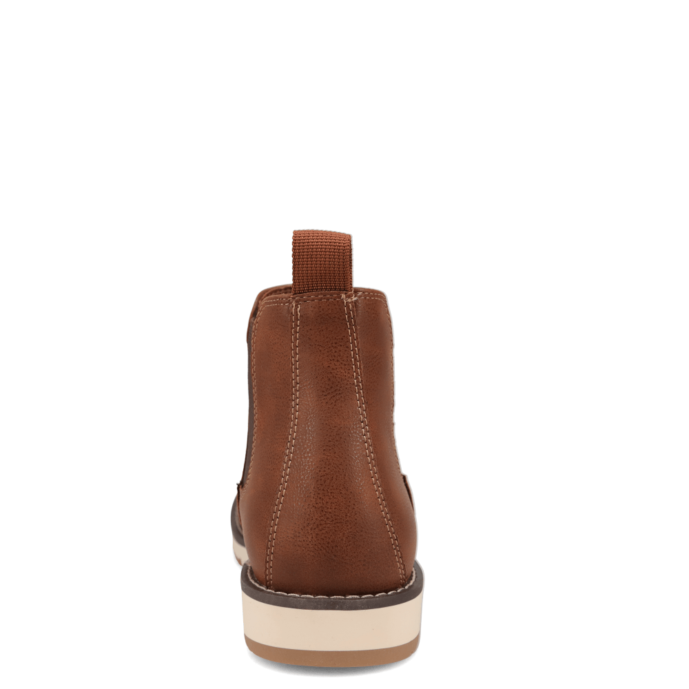 Cognac-Dockers Mens Dylan Rugged Casual Chelsea Boot