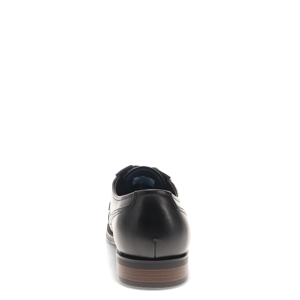 Black-Dockers Mens Echo Synthetic Leather Cap Toe Dress Oxford Lace Up Shoe