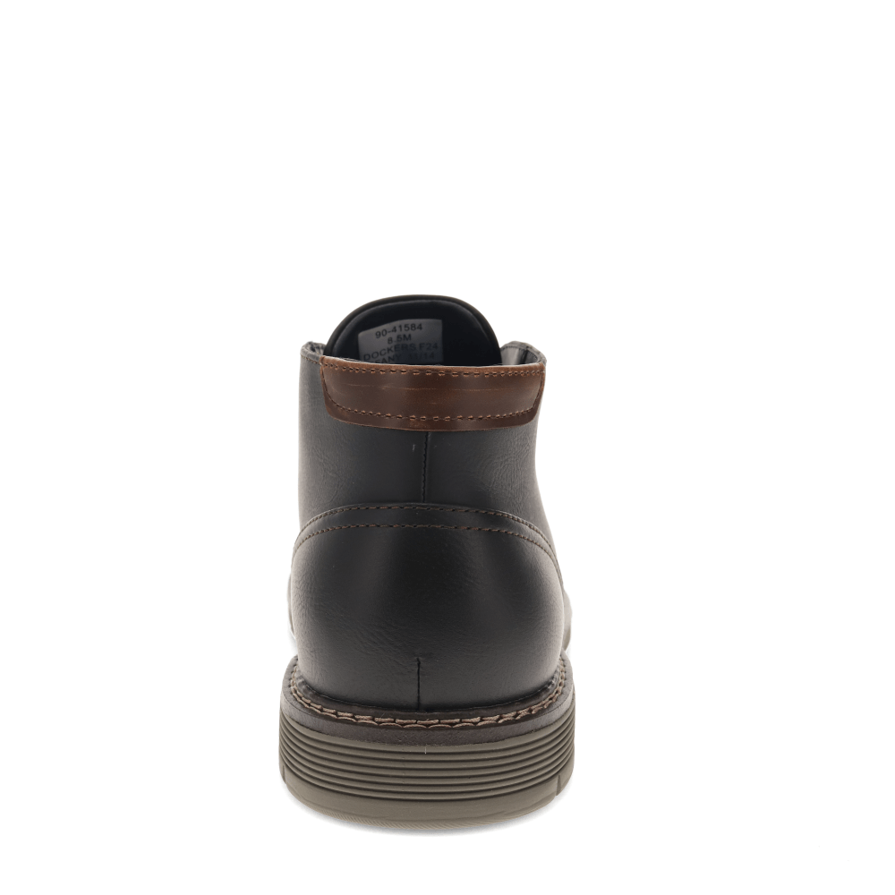 Black-Dockers Mens Esmond Dress Casual Lace Up Ankle Boot