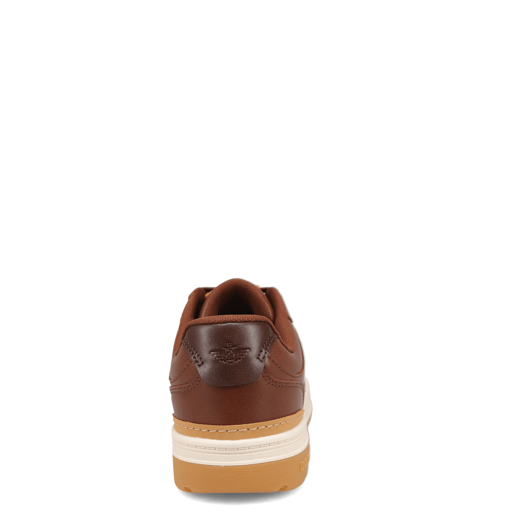 Cognac-Dockers Mens Frederick Synthetic Leather Casual Sneaker