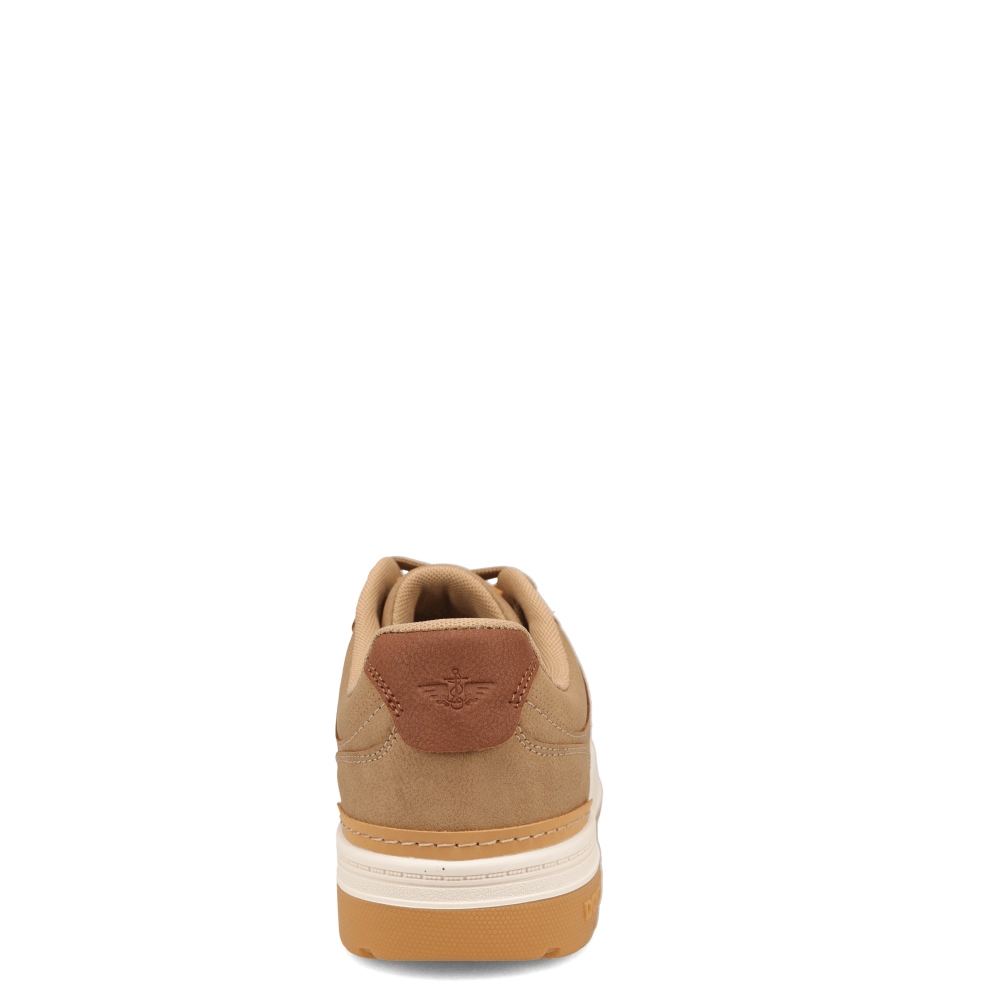 Sand/Tan-Dockers Mens Frederick Synthetic Leather Casual Sneaker