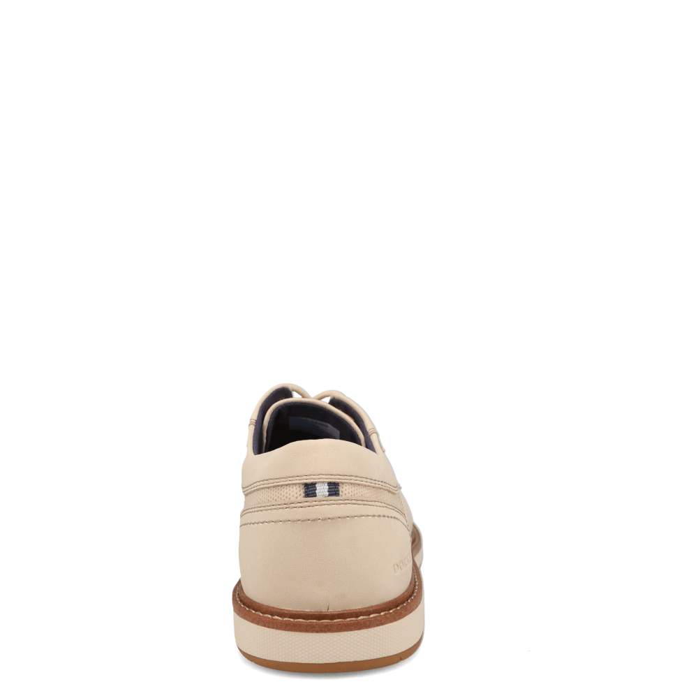 Off White-Dockers Mens Halstead Casual Crazyhorse Lace-Up Oxford