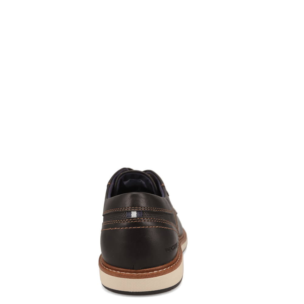 Black-Dockers Mens Halstead Casual Nubuck Casual Lace-Up Oxford