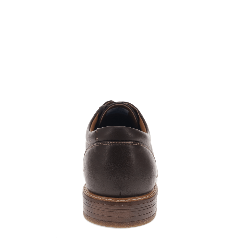 Dark Brown-Dockers Mens Handel Dress Casual Lace Up Oxford Shoe