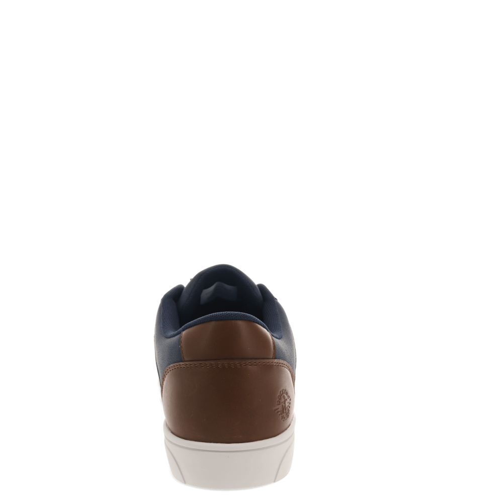 Navy-Dockers Mens Jensen Synthetic Leather Casual Lace Up Sneaker Shoe