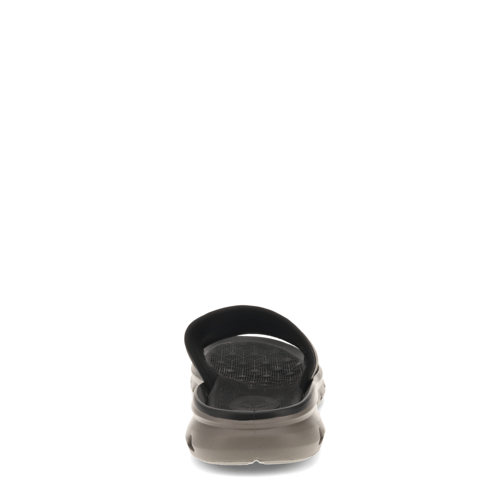 Black-Dockers Mens Luis Synthetic Leather Casual Slip On Sandal Shoe