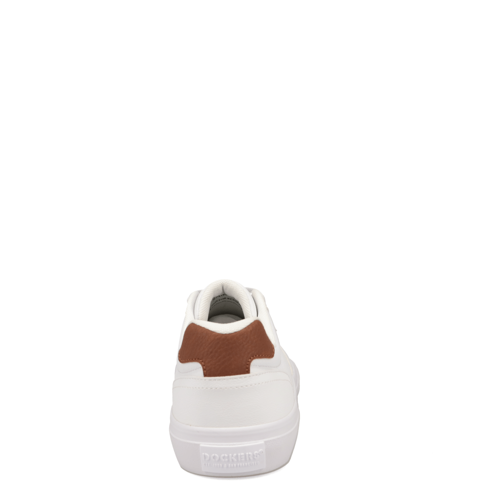 White/ Tan-Dockers Mens McCoy Casual Sneaker