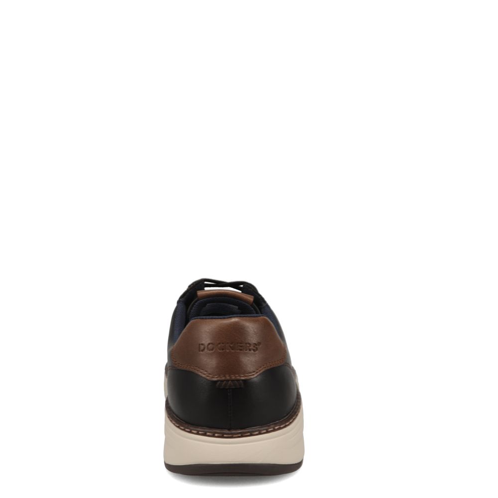 Black-Dockers Neilson Casual Polished Lace-Up Sneaker