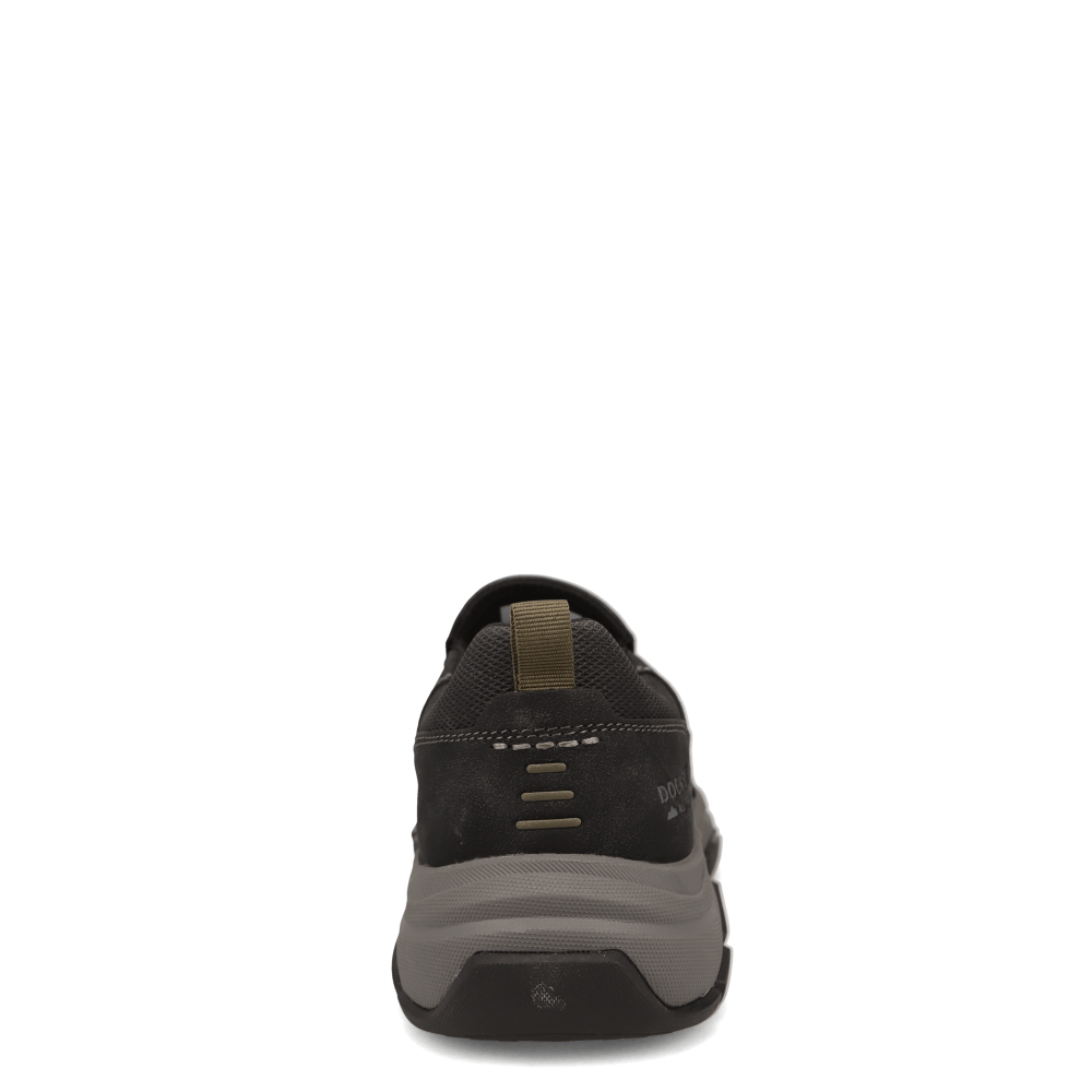 Black-Dockers Mens Rawlins Distressed Casual Slip On Loafer