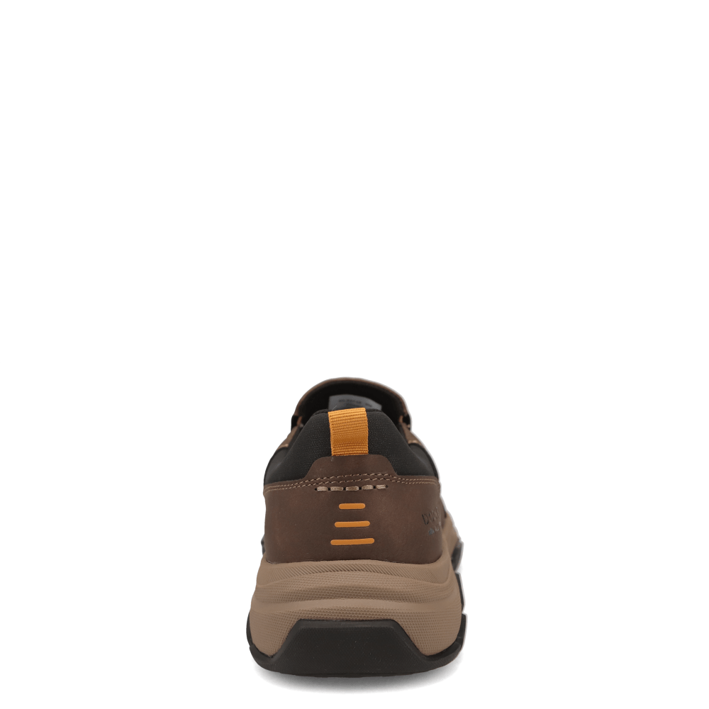 Dark Brown-Dockers Mens Rawlins Distressed Casual Slip On Loafer
