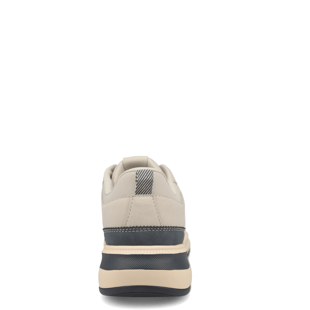 Light Grey-Dockers Mens Revved Nubuck/Ripstop Casual Sneaker