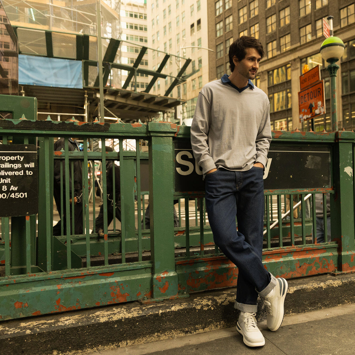 Light Grey-Dockers Mens Revved Nubuck/Ripstop Casual Sneaker