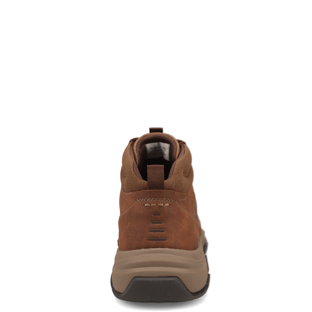 Dark Tan-Dockers Mens Royce Casual Distressed Lace Up Boot