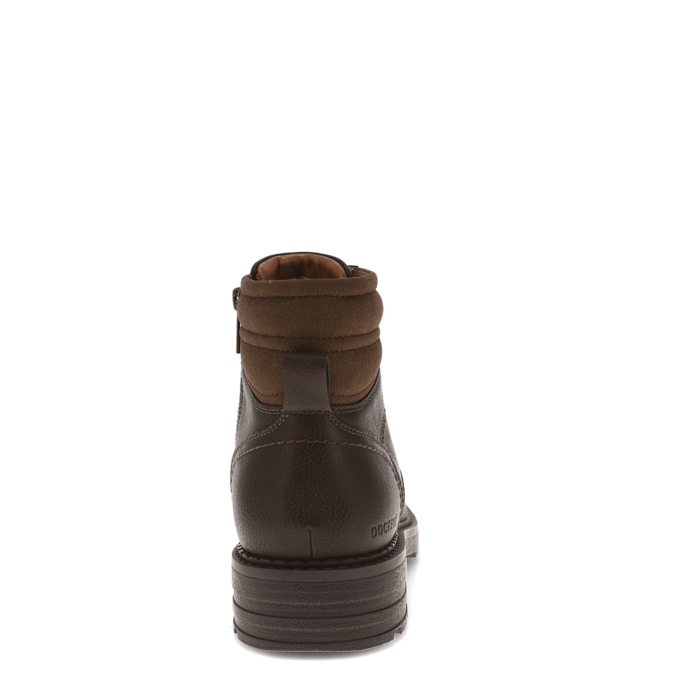 Dark Brown-Dockers Mens Telford Stain Defender Rugged Boot