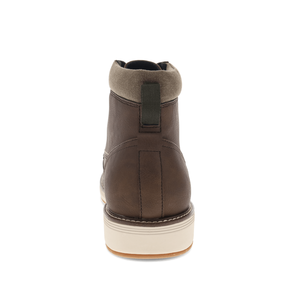 Dark Tan-Dockers Mens Thames Casual Lace Up Moc Toe Boot