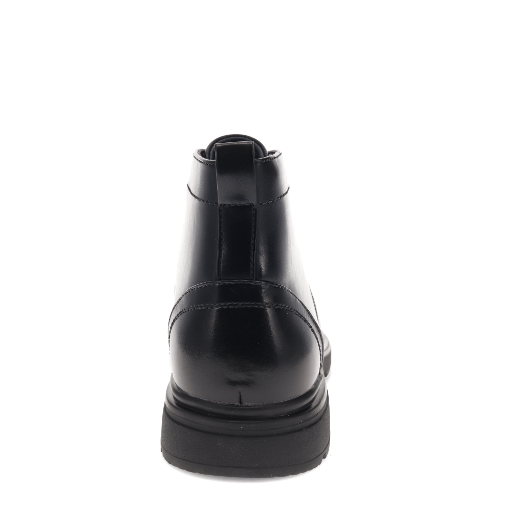 Black-Dockers Mens Tollcross Rugged Dress Casual Lace Up Boot