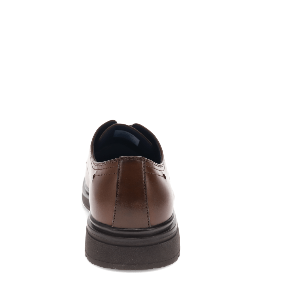 Dark Tan-Dockers Mens Tradeston Rugged Dress Casual Lace Up Oxford Shoe