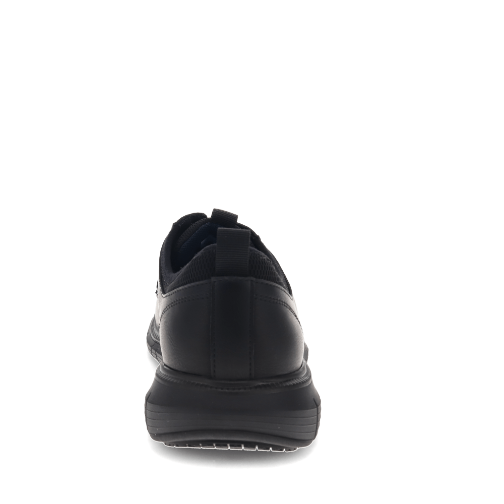 Black-Dockers Mens Trine Slip Resistant Work Casual Oxford Shoe