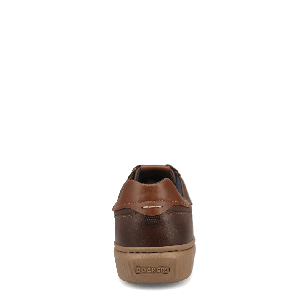 Black/Brown-Dockers Mens Pembroke Tumbled Full Grain Dress Penny Loafer