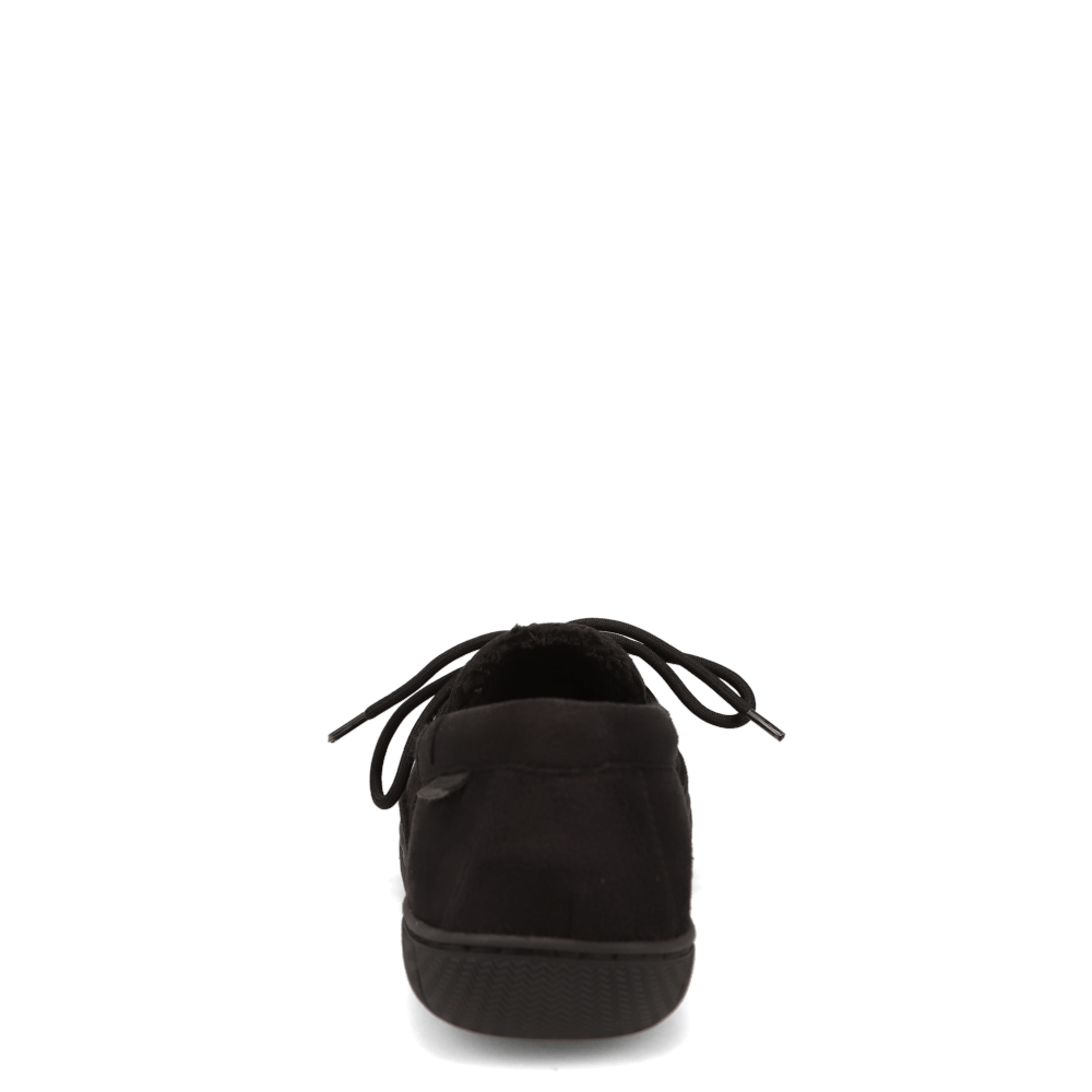 Black-Dockers Mens Weller Moccasin House Shoe Slippers