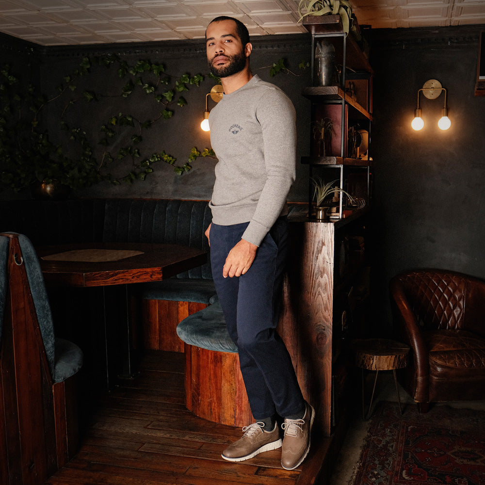 Taupe-Dockers Mens Clarkston Genuine Leather Casual Lace Up Oxford Shoe