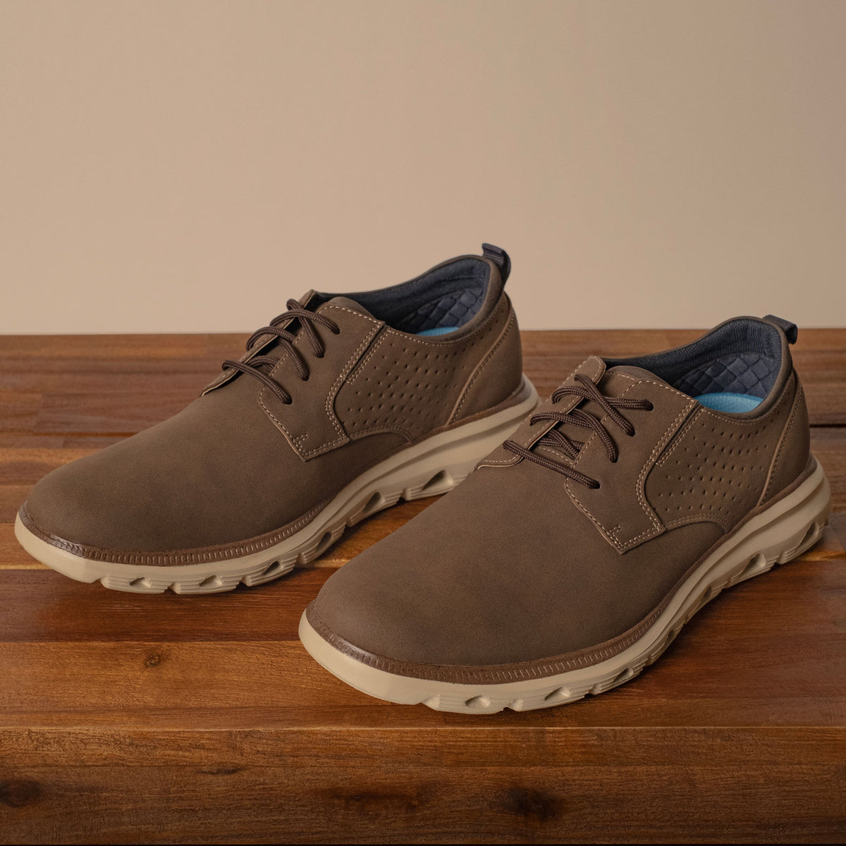 Dark Tan-Dockers Mens Finley Casual Lace Up Oxford Shoes