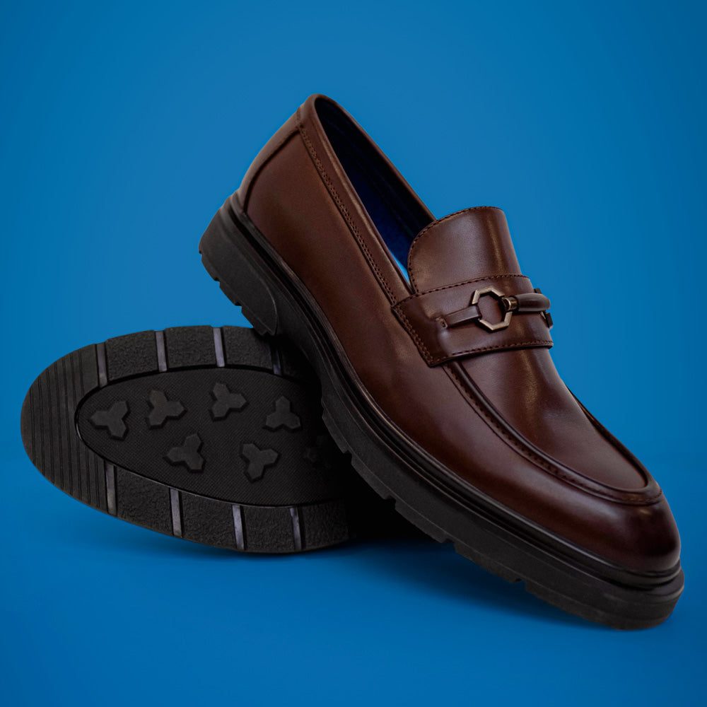 Mahogany-Dockers Mens Thacher Dress Casual Slip On Loafer Shoe