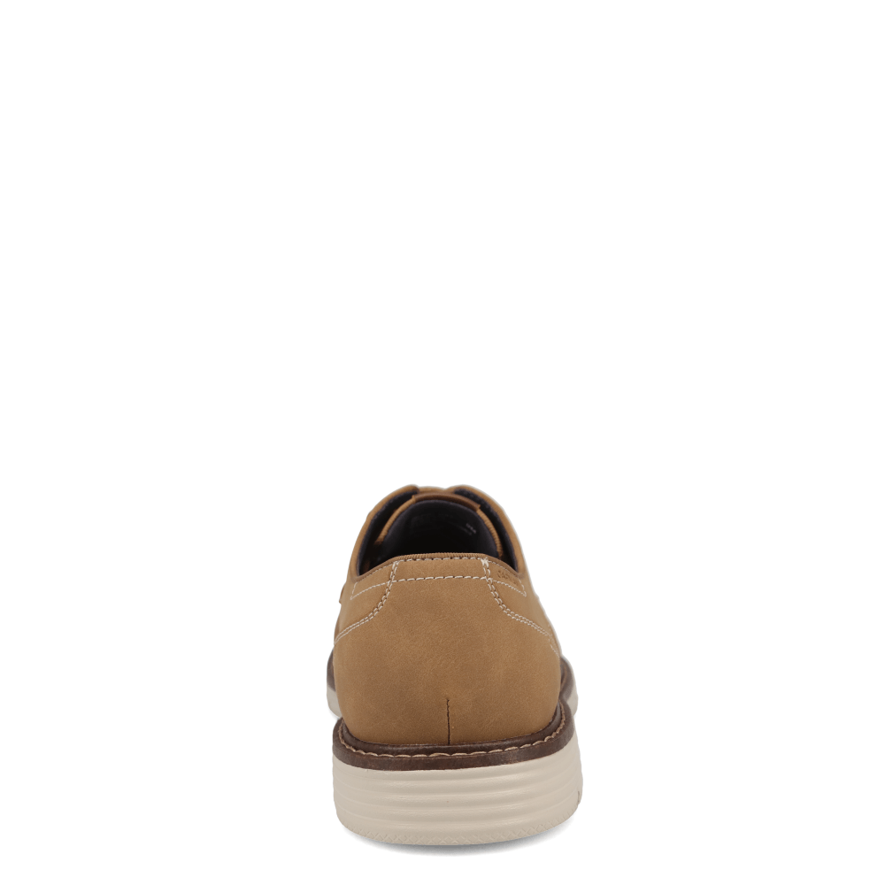 Dark Tan-JARMAN Mens Eldridge Casual Lace Up Oxford Shoe