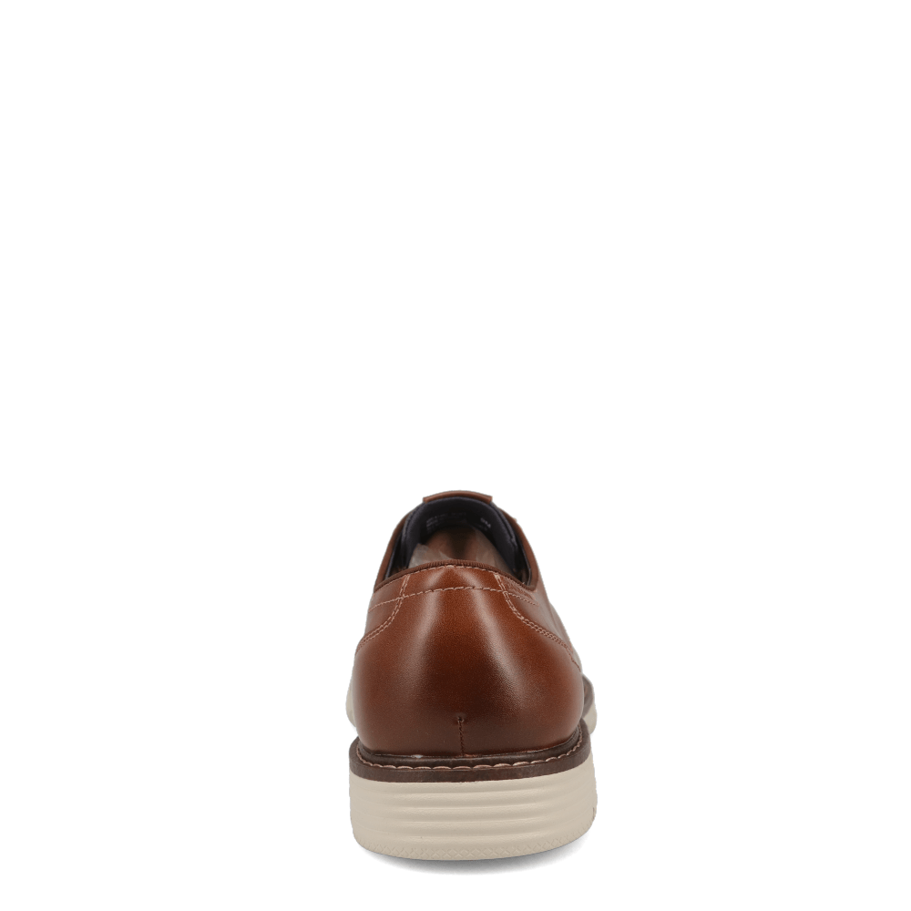 Cognac-JARMAN Mens Elias Casual Lace Up Oxford Shoe