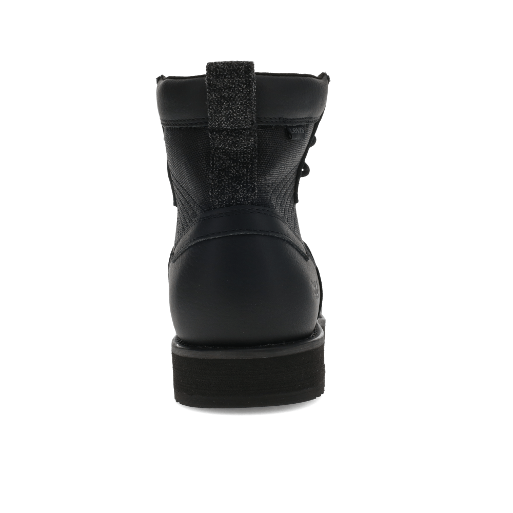 Black-Levi's Mens Dawson 2.0 Tumbled LE Vegan Synthetic Rugged Moc Toe Sneaker Boot